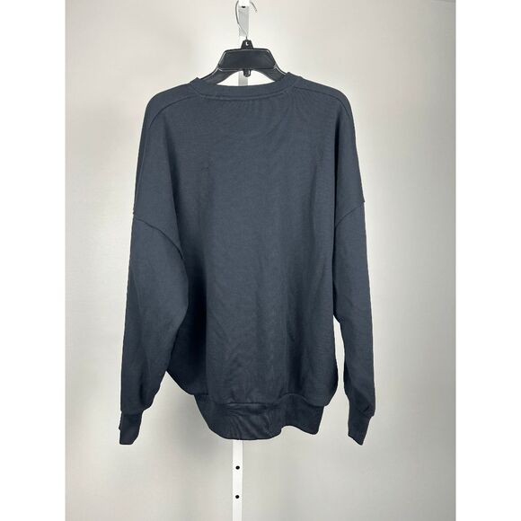 Under Armour Icon Heavyweight Terry Men's Oversized Crew Black M - Picture 3 of 6